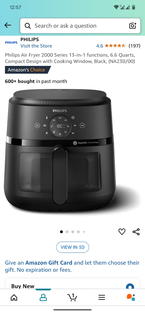 Philips Air Fryer 2000 Series 6.6 Quart - photo 4