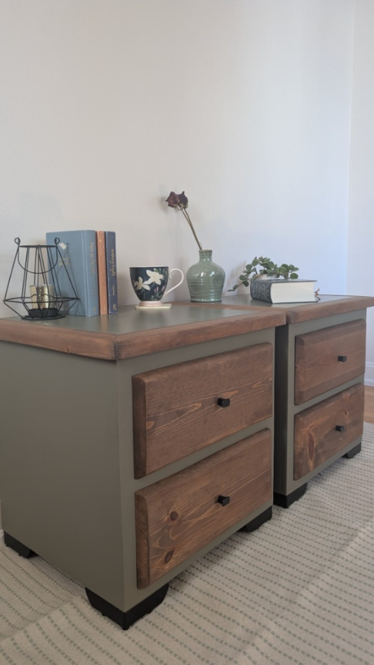 Refinished Nightstand Set - photo 3