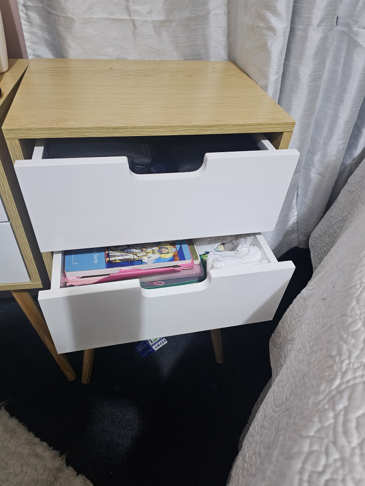 Pair of Two-Drawer Nightstands