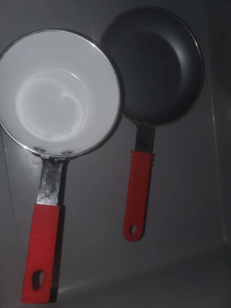 Miniature Red-Handled Cookware Set thumbnail