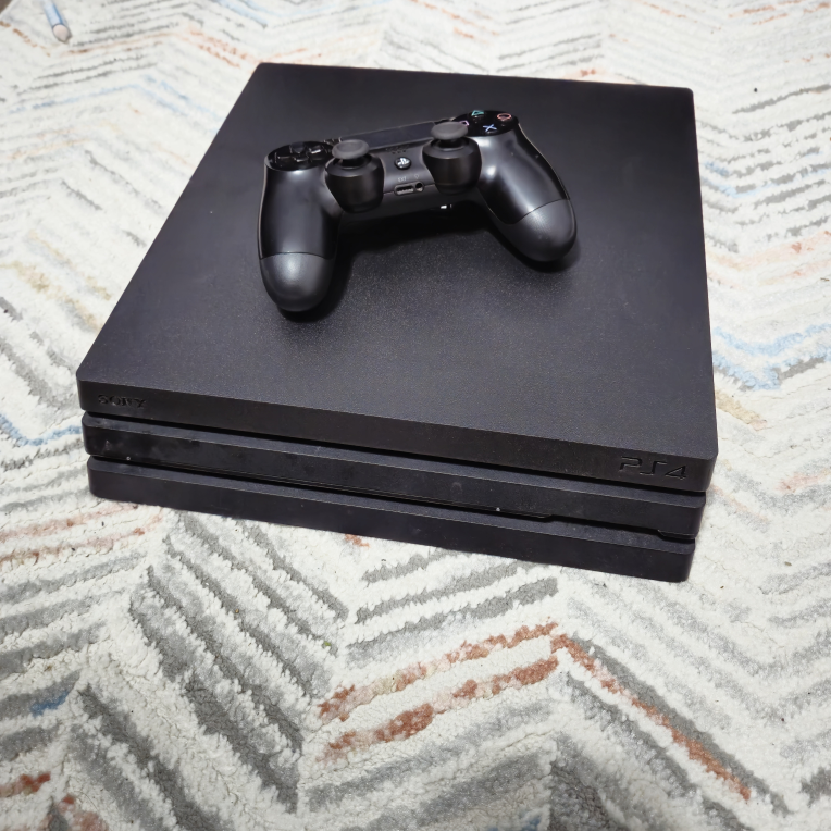 PS4 Pro Console with Controller