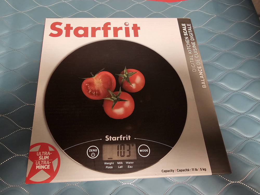 Free! Gratis! Starfrit Ultra-Slim Digital Kitchen Scale