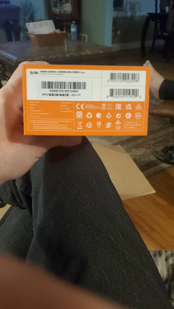 Steelseries Aerox 3 Wireless Mouse (Snow) 63608 image indicator(2)