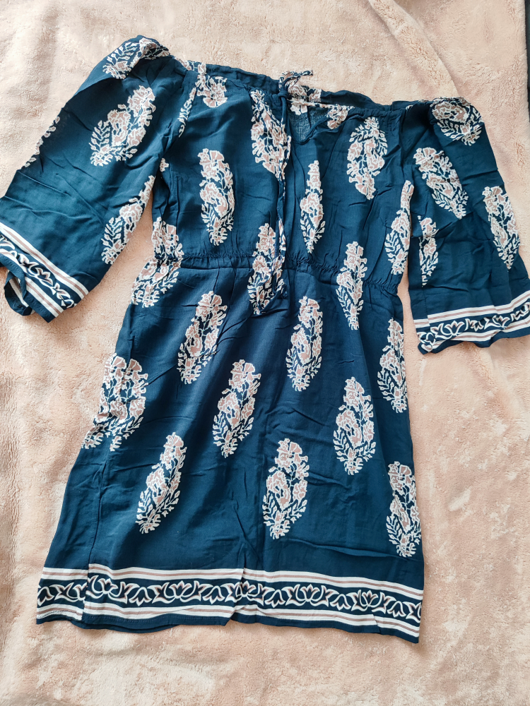 Floral Off-the-Shoulder Dress