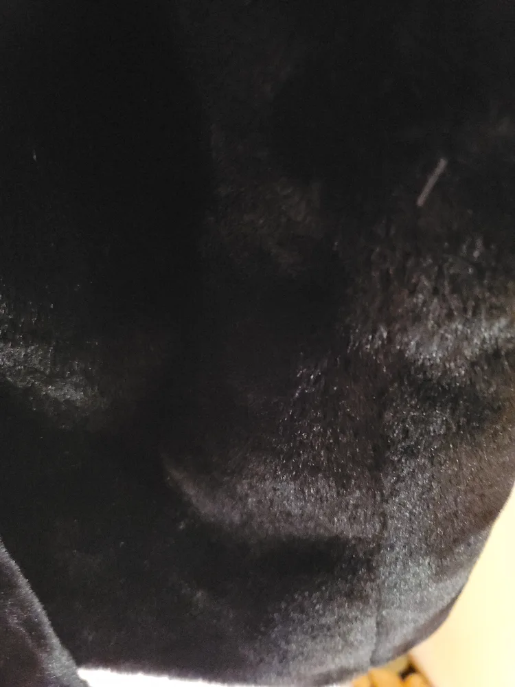 Gorgeous black faux fur coat image indicator(2)