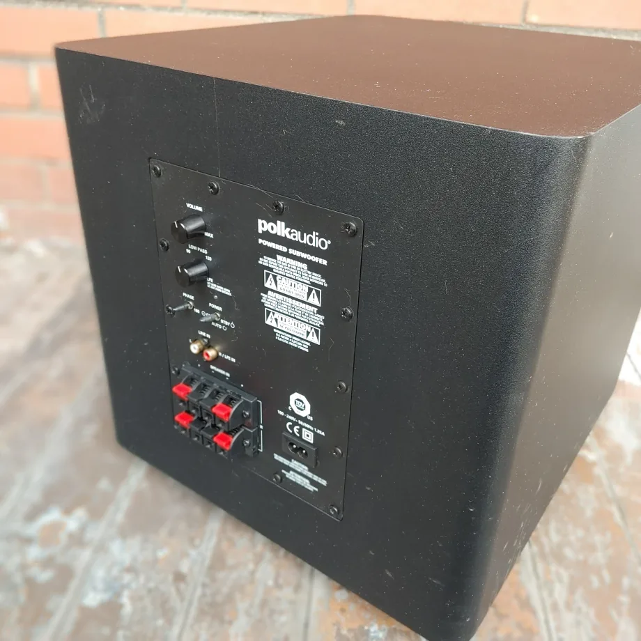 Polk Audio PSW110 MONSTER Subwoofer Black 110V 10” 200W image indicator(5)