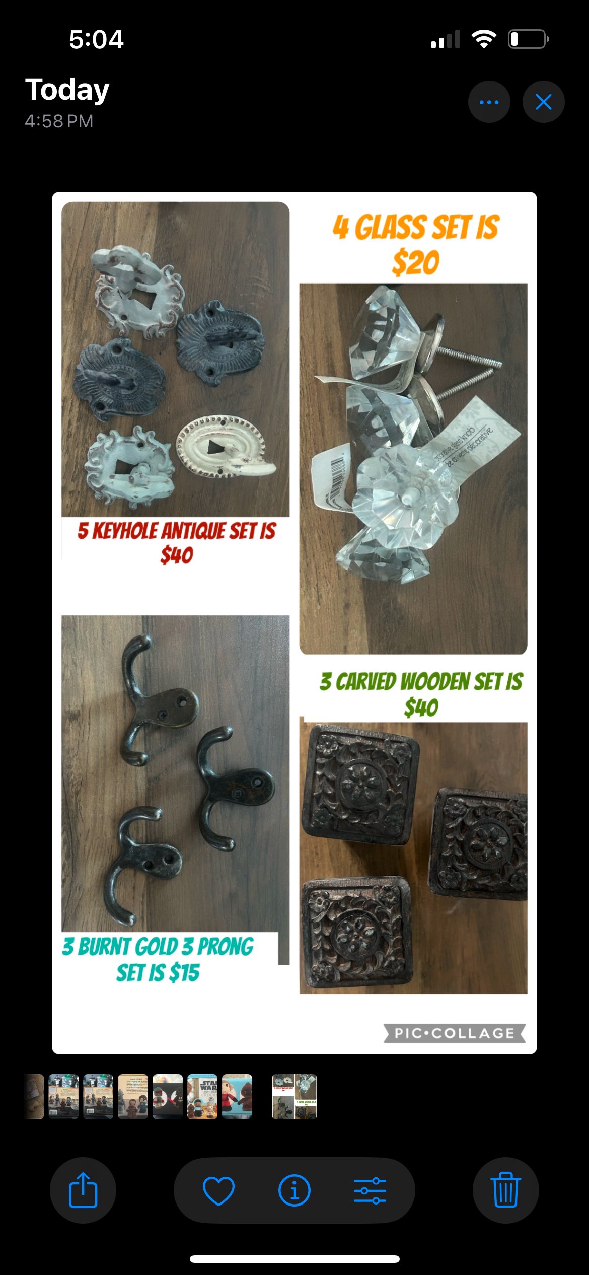 Crafting Door Knobs and antique gangsters