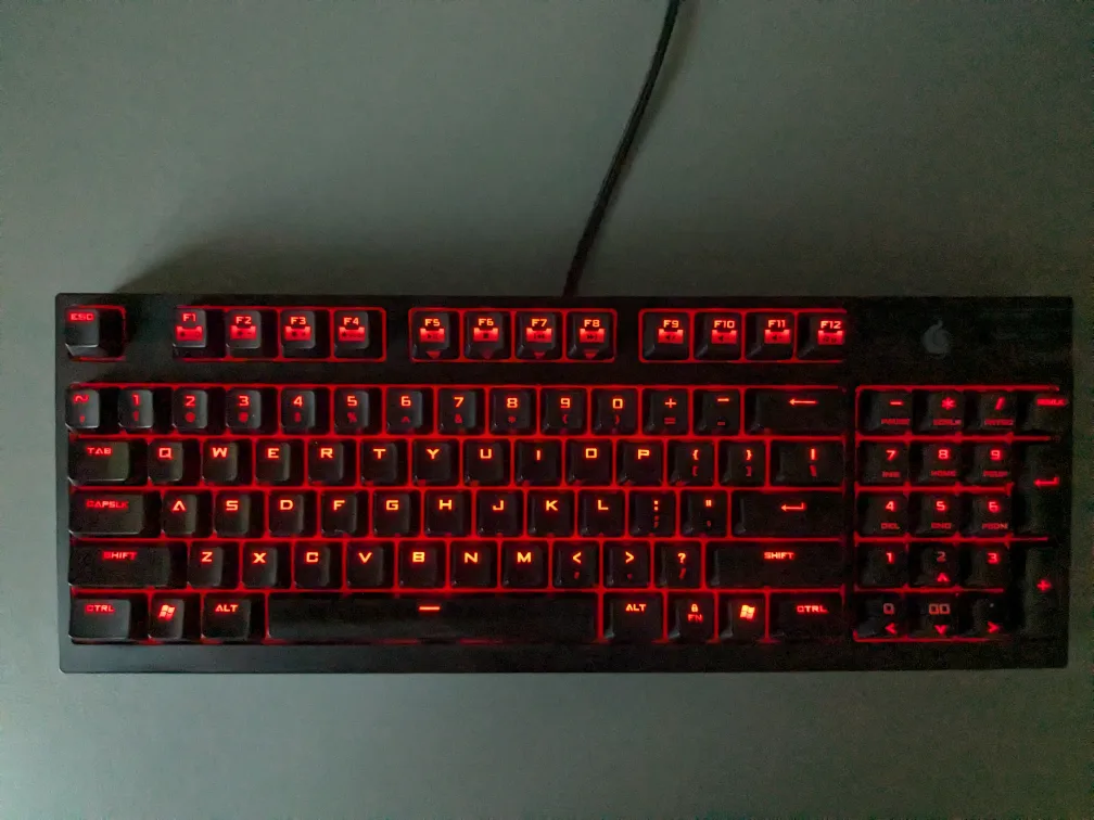 Mechanical Gaming Keyboard | Coolermaster Quickfire TKL thumbnail