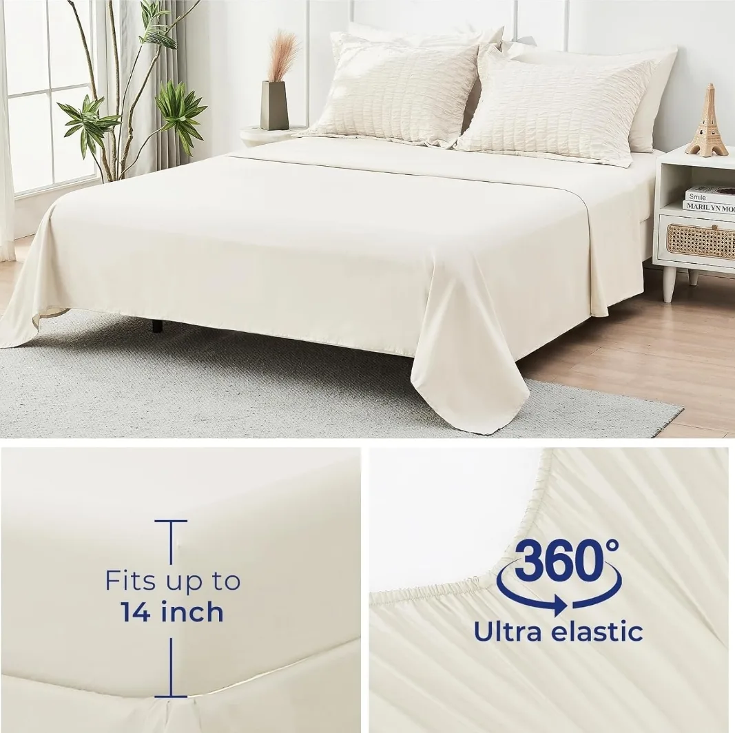 HYMOKEGE Ivory duvet, all season image indicator(4)
