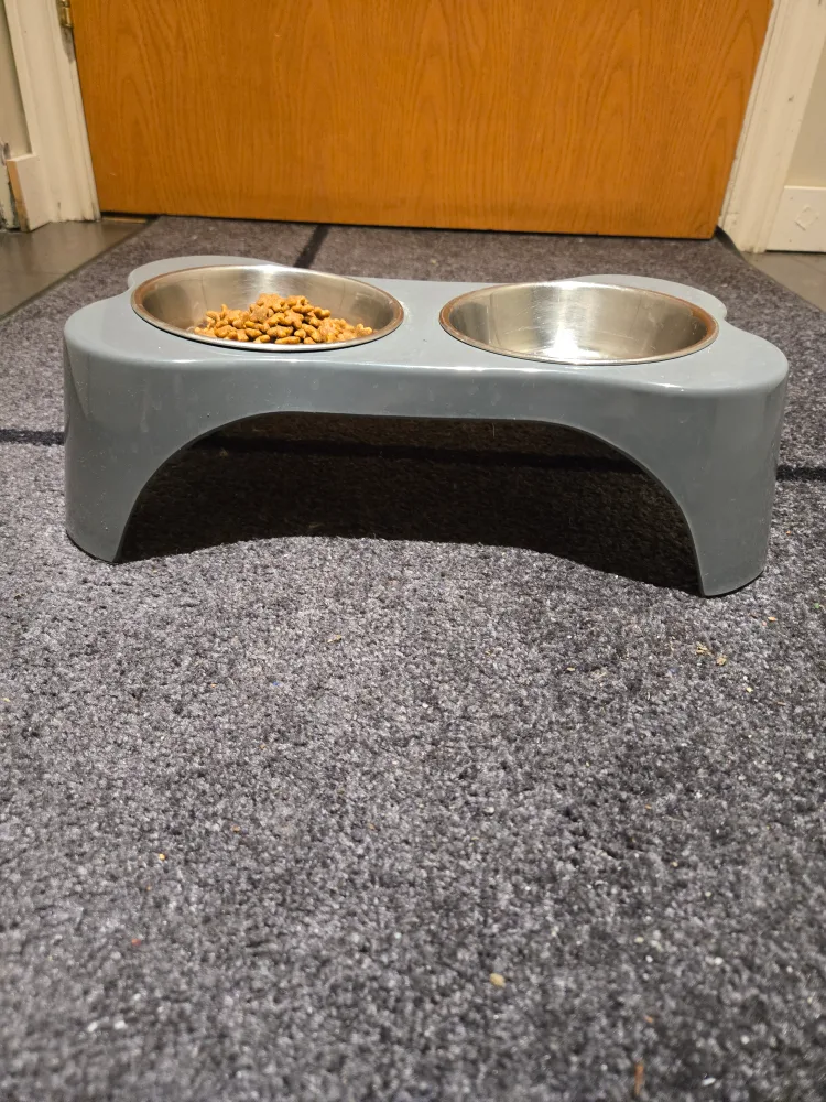 dog / cat feed bowl riser image indicator(2)