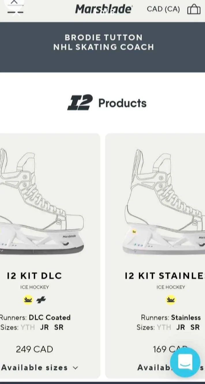 Marsblade Hockey Skates blades image indicator(3)