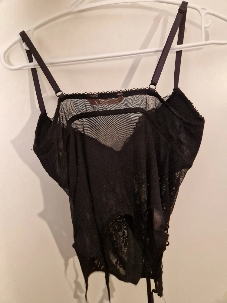 la Vie en Rose Black Corset image indicator(3)