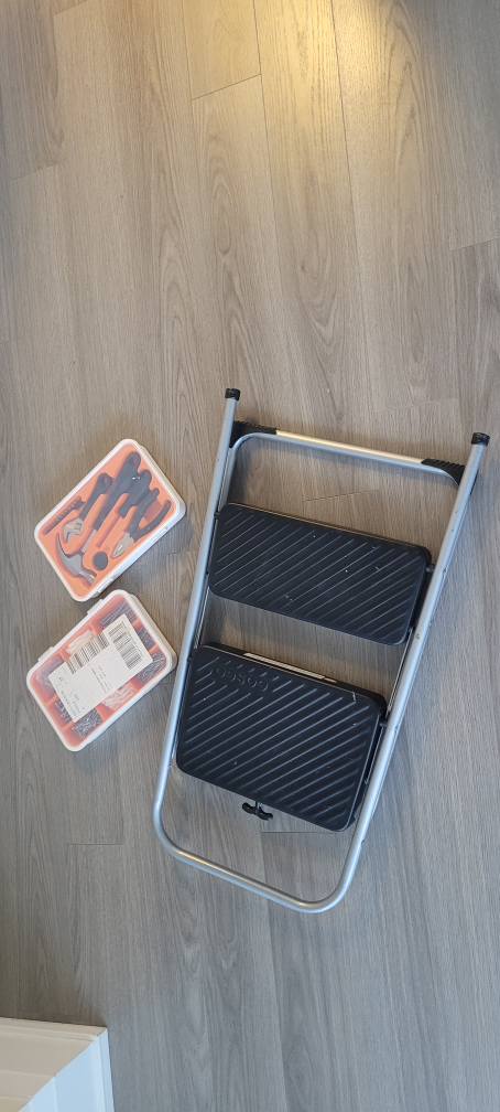 Cosco Two-Step Stool with Tool Kit