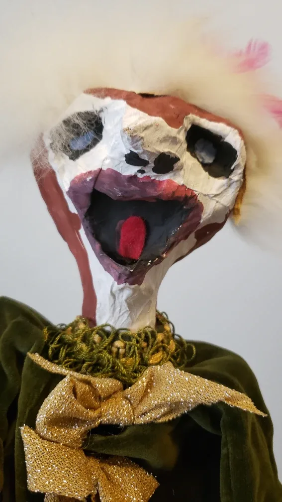 Unique Handmade Puppet with Expressive Face image indicator(5)