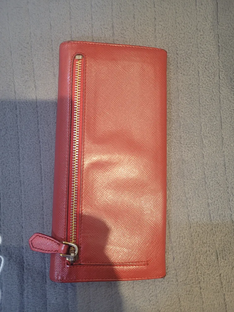 Prada Red Leather Wallet image indicator(3)