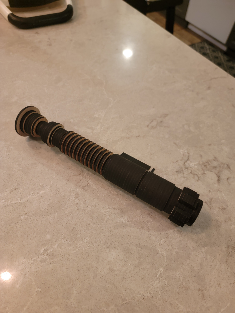 Laser Cut Star Wars Lightsaber Model - photo 3