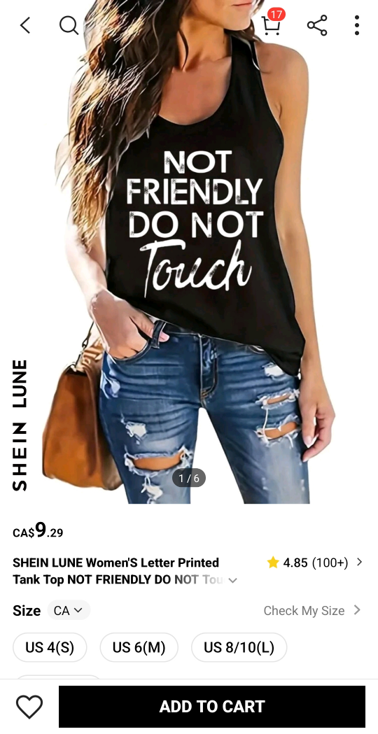 SHEIN LUNE Women's Graphic Tank Top