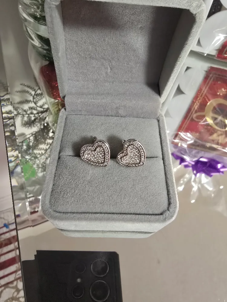 925 silver earrings with diamond for sale $129 image indicator(2)