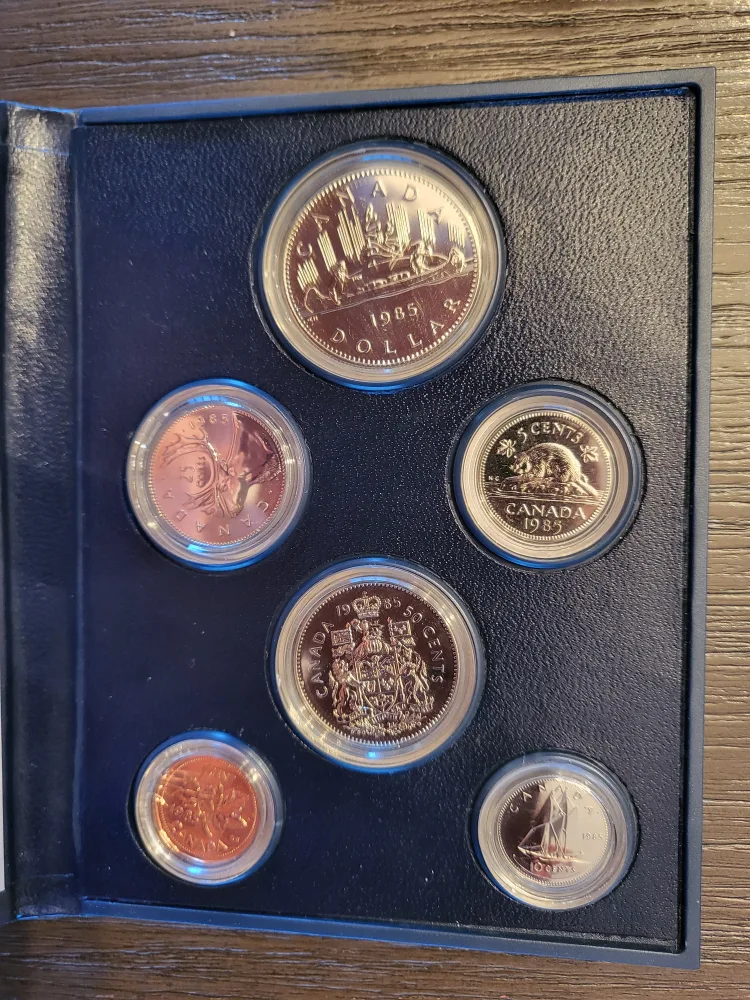 1985 Canadian Proof Coin Set image indicator(5)