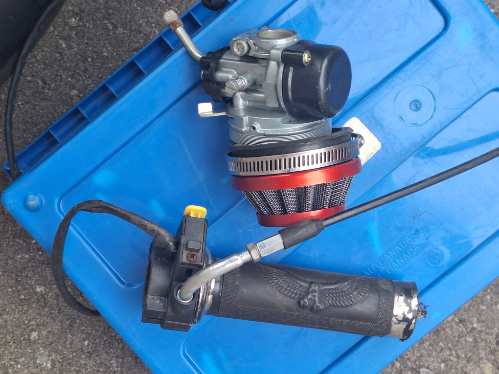 Pedal/80cc mixed gas bike