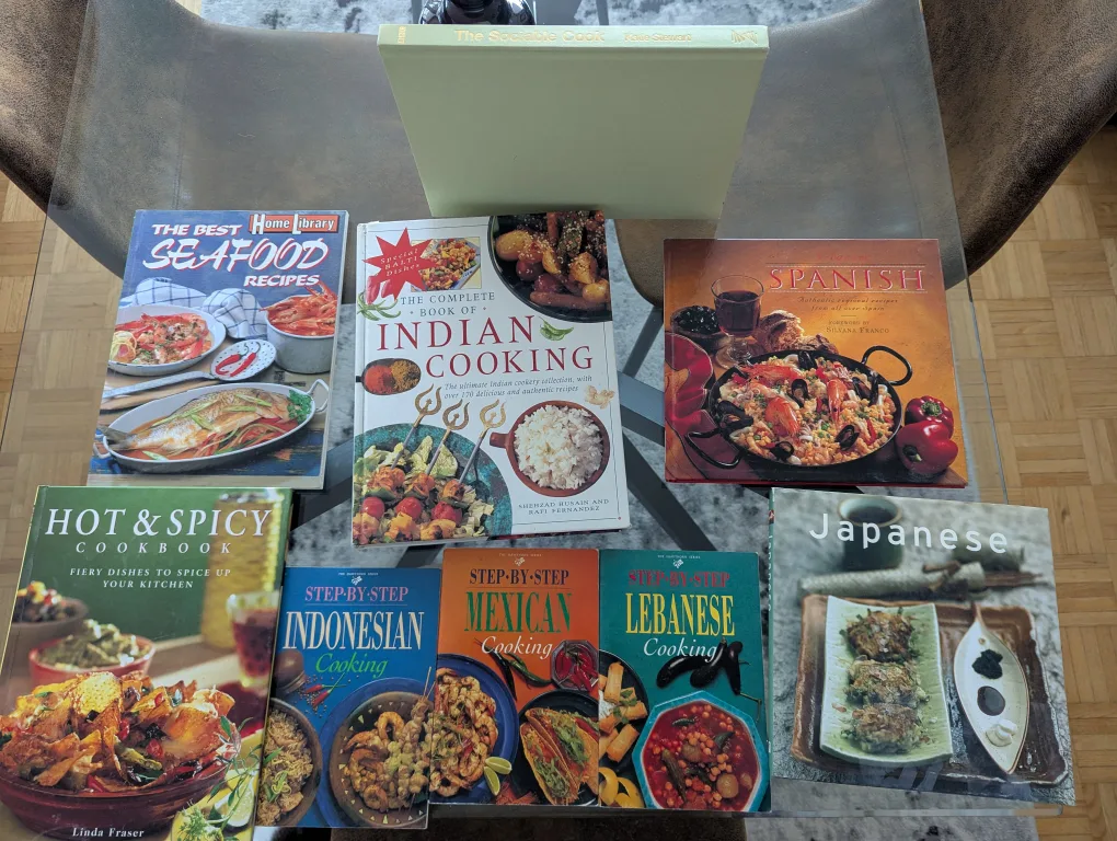 Set of 9 International Cookbooks thumbnail