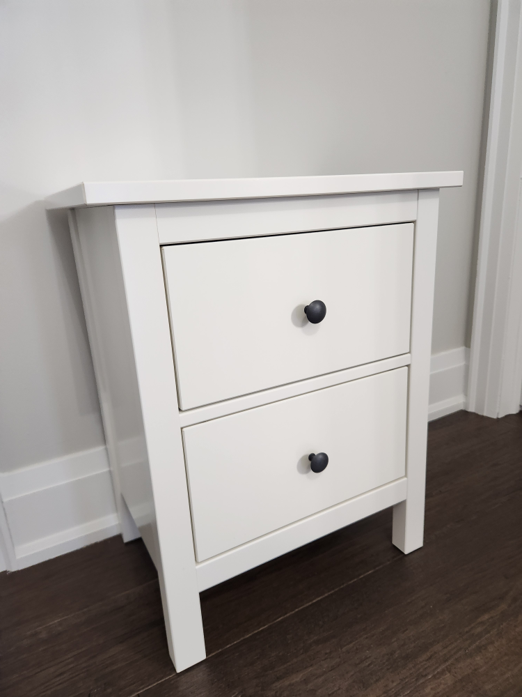 IKEA Two-Drawer Nightstand - White - photo 2