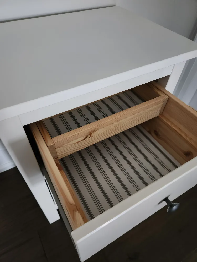 IKEA Two-Drawer Nightstand - White image indicator(4)