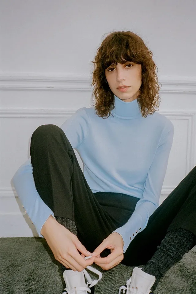 Zara BASIC KNIT SWEATER thumbnail