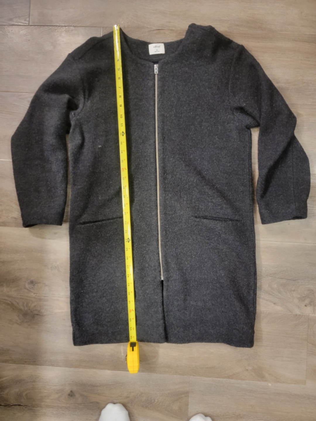 Wilfred, BANVILLE Wool Coat, Charcoal, Medium. - photo 4