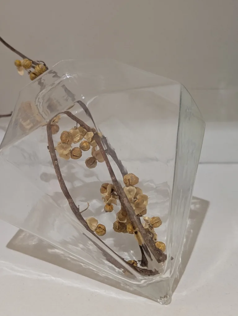 Diamond shape glass bud vase image indicator(3)