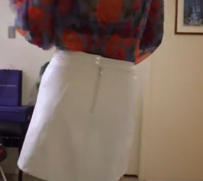 White Faux Leather Mini Skirt - photo 4