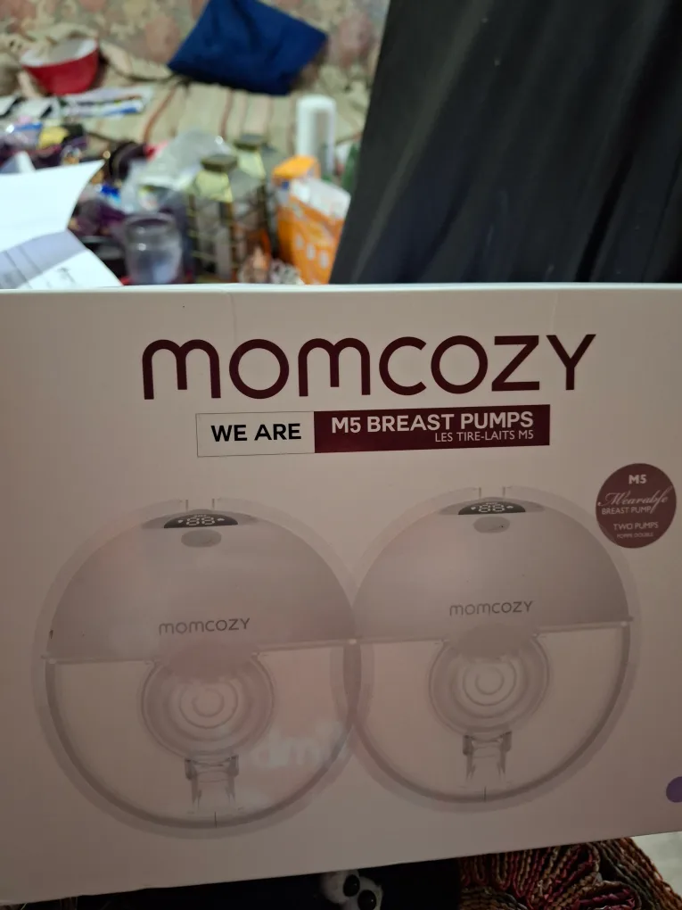 New never used Momcozy M5  Breast Pump Wearable Breast Pump image indicator(2)