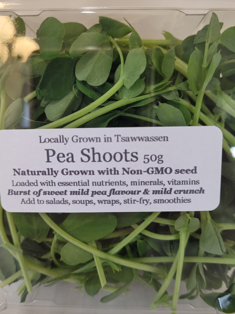 50g Locally Grown Pea Shoots
