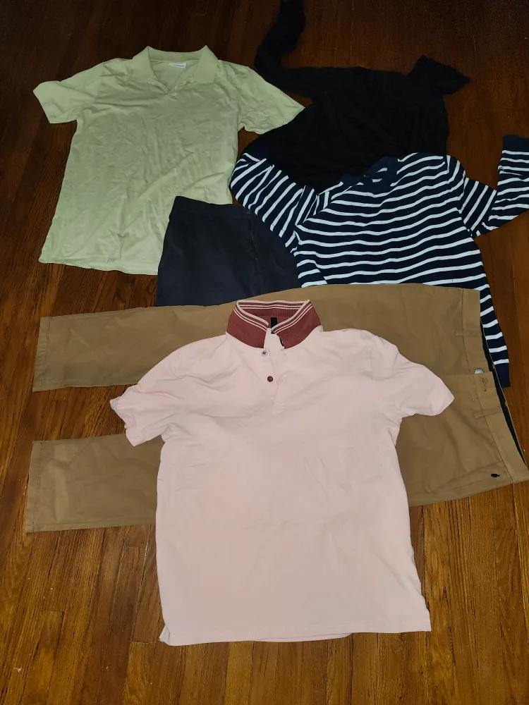 Men's Clothing Bundle: Shirts, Pants & Sweater image indicator(3)