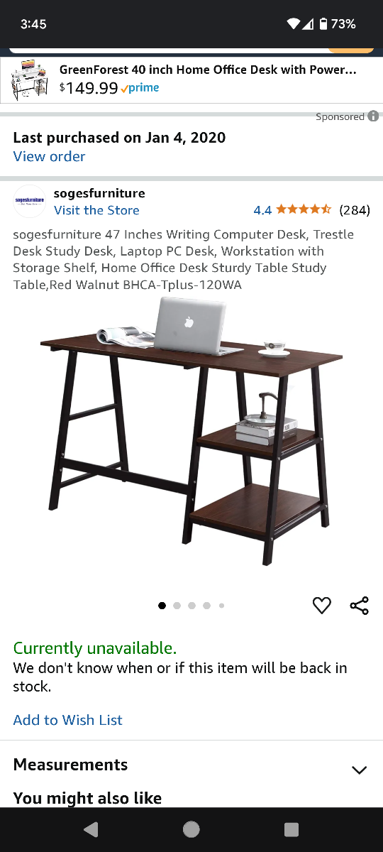 47 Inch Office Desk - photo 5
