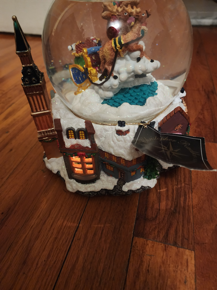 Christopher Radko Musical Snow Globe