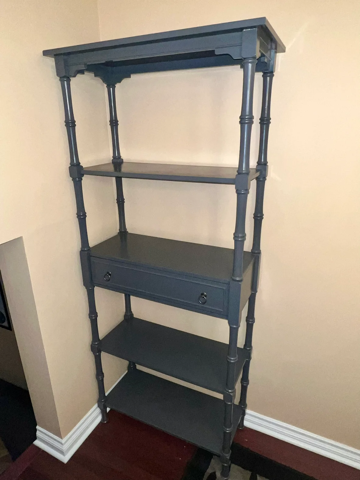 Grey Bookshelf With Drawer image indicator(4)