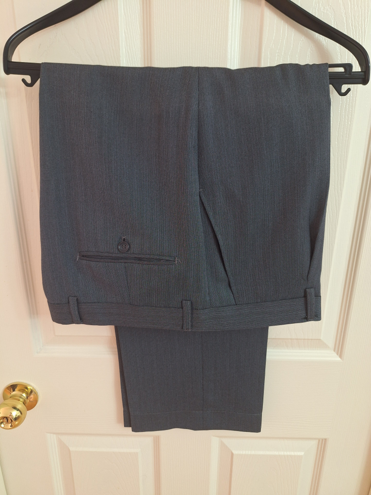 Men's Grey Dress Pants - Size 42x38