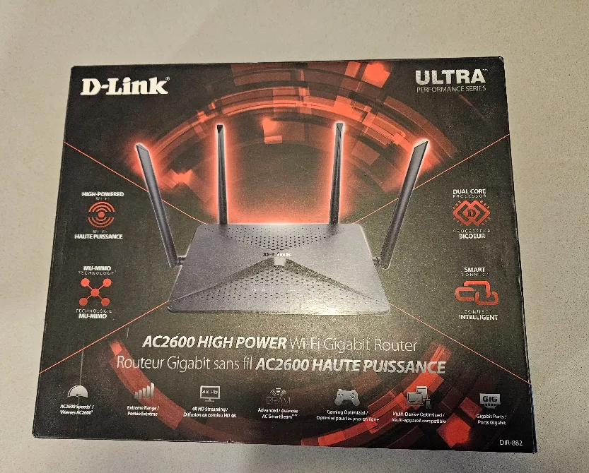 D-Link AC2600 High Power Wi-Fi Gigabit Router thumbnail