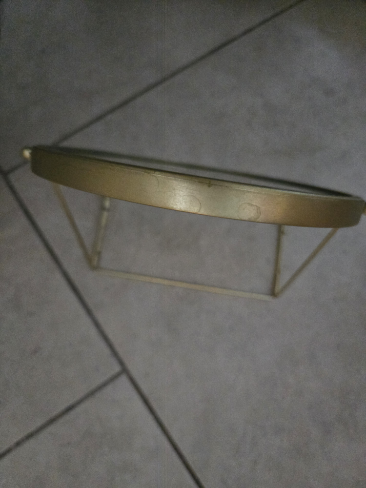 Gold Metal 2-Sided Vanity Mirror - photo 3