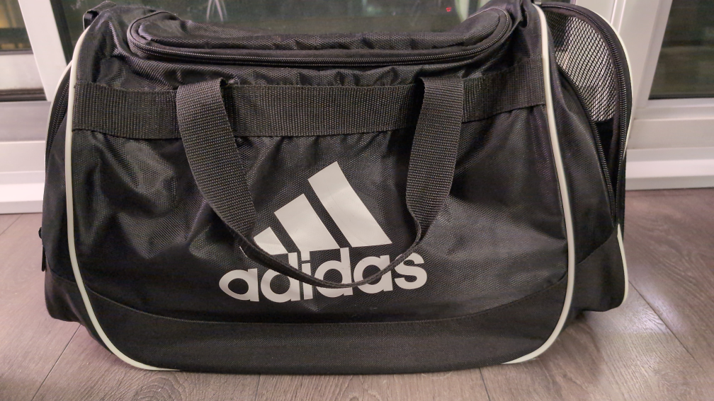 Adidas Black Duffle Bag