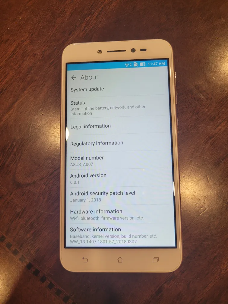 Rose gold ASUS ZenFone A007 Smartphone image indicator(3)