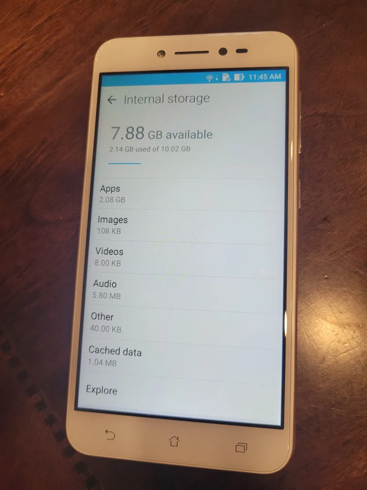 Rose gold ASUS ZenFone A007 Smartphone image indicator(4)