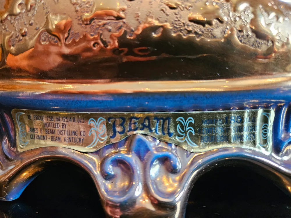 Vintage Beam Kentucky Bourbon Liquor Bottle image indicator(2)