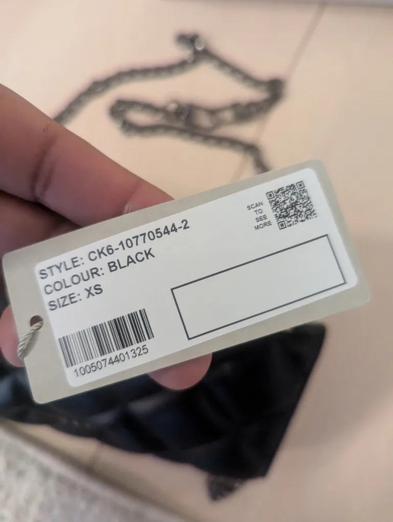 Charles & Keith Black Quilted Chain Bag XS image indicator(3)