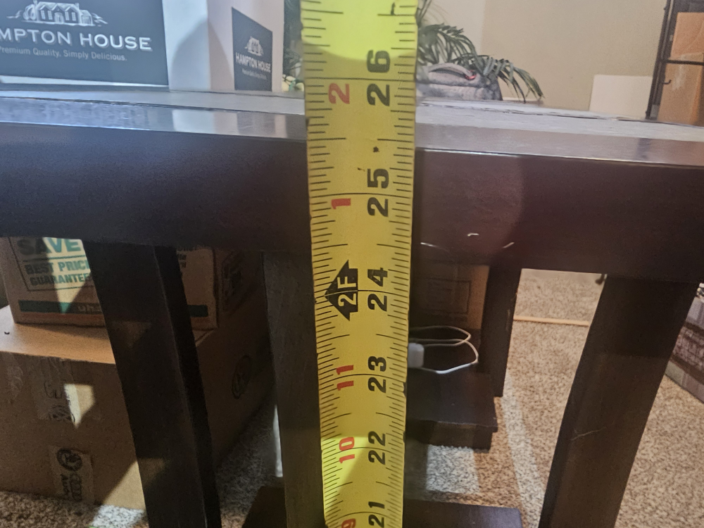 x2  Slate Top End Table - photo 5