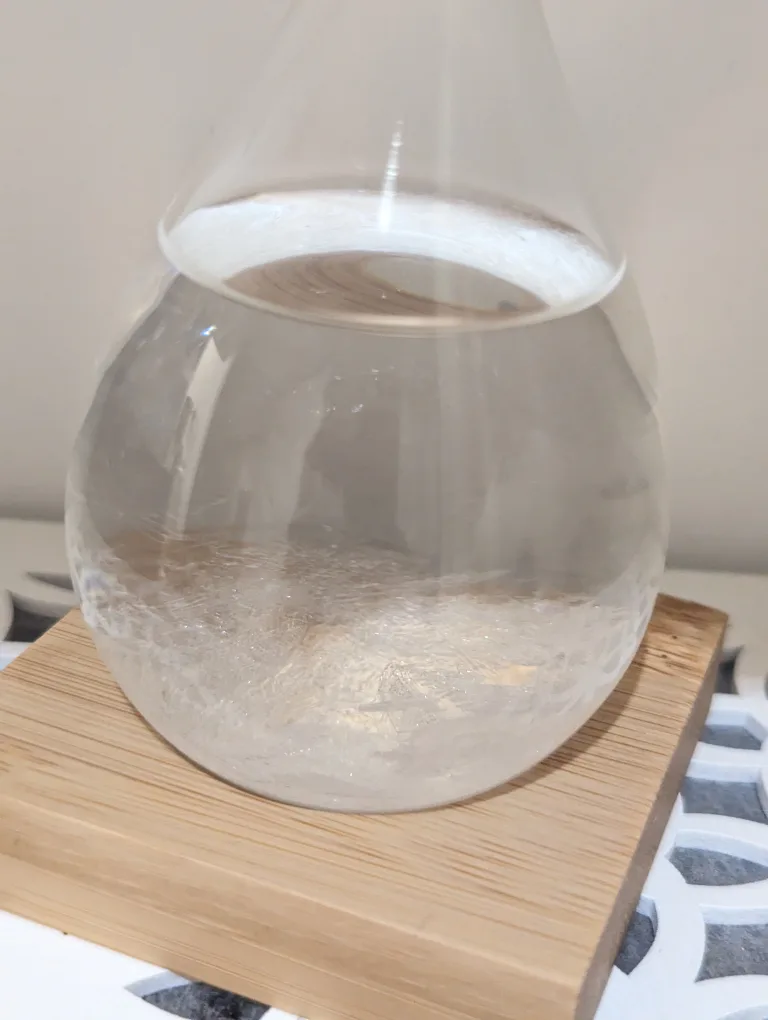Storm Glass with bamboo base image indicator(2)