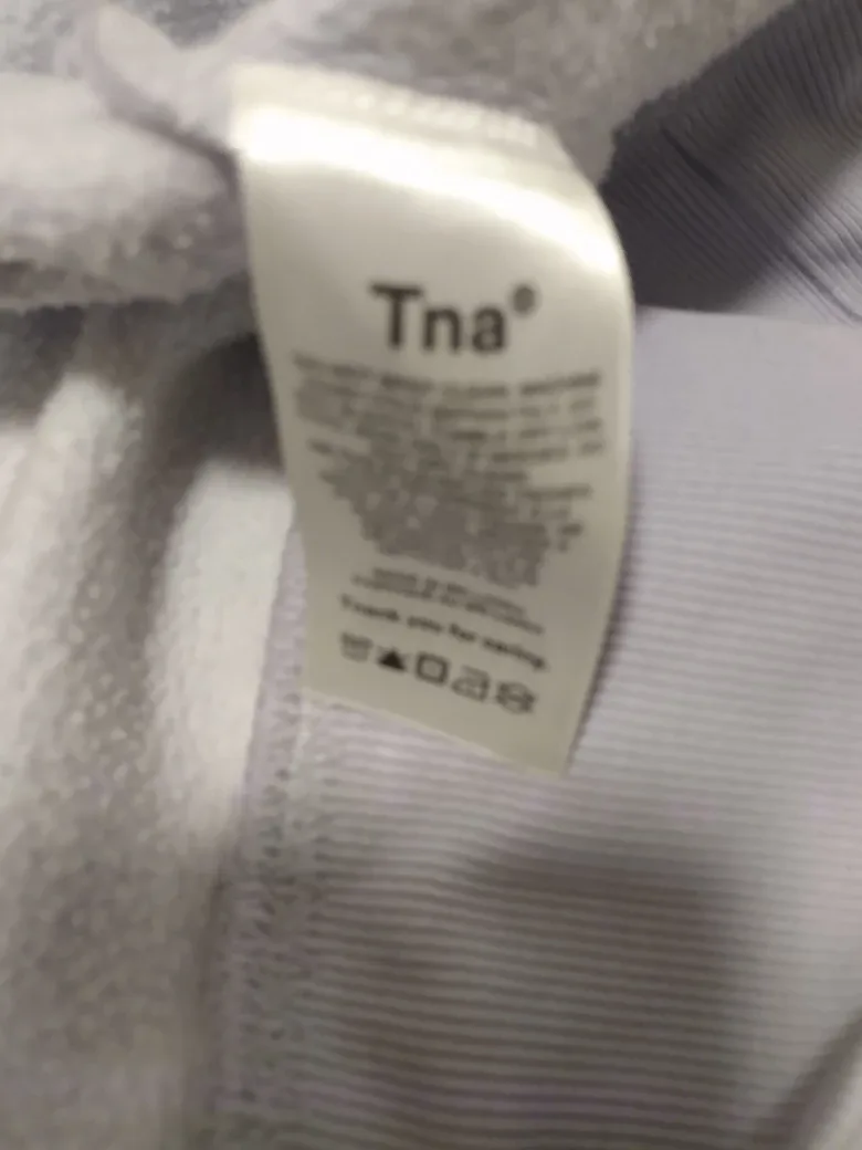 TNA CozyAF Light Purple Crewneck Sweatshirt Large image indicator(7)