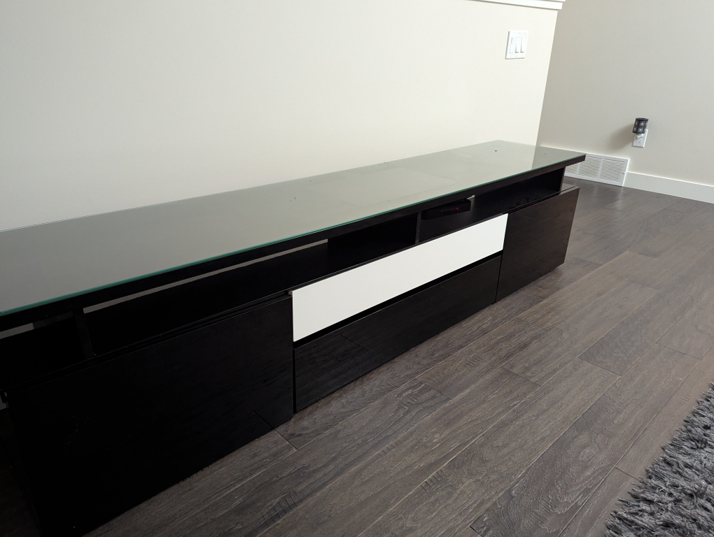 Modern Black TV Stand