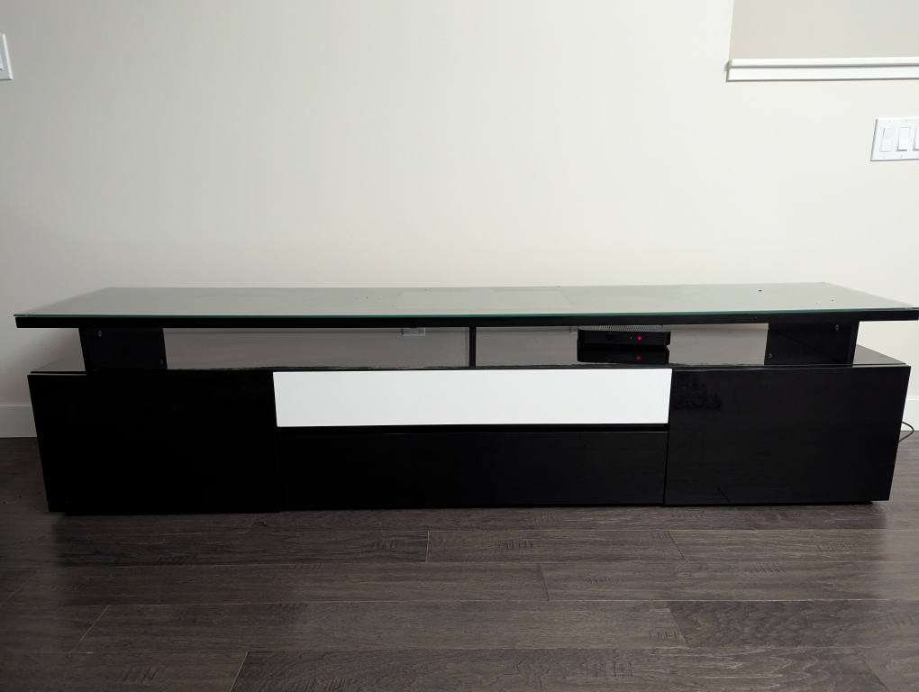 Modern Black TV Stand - photo 3